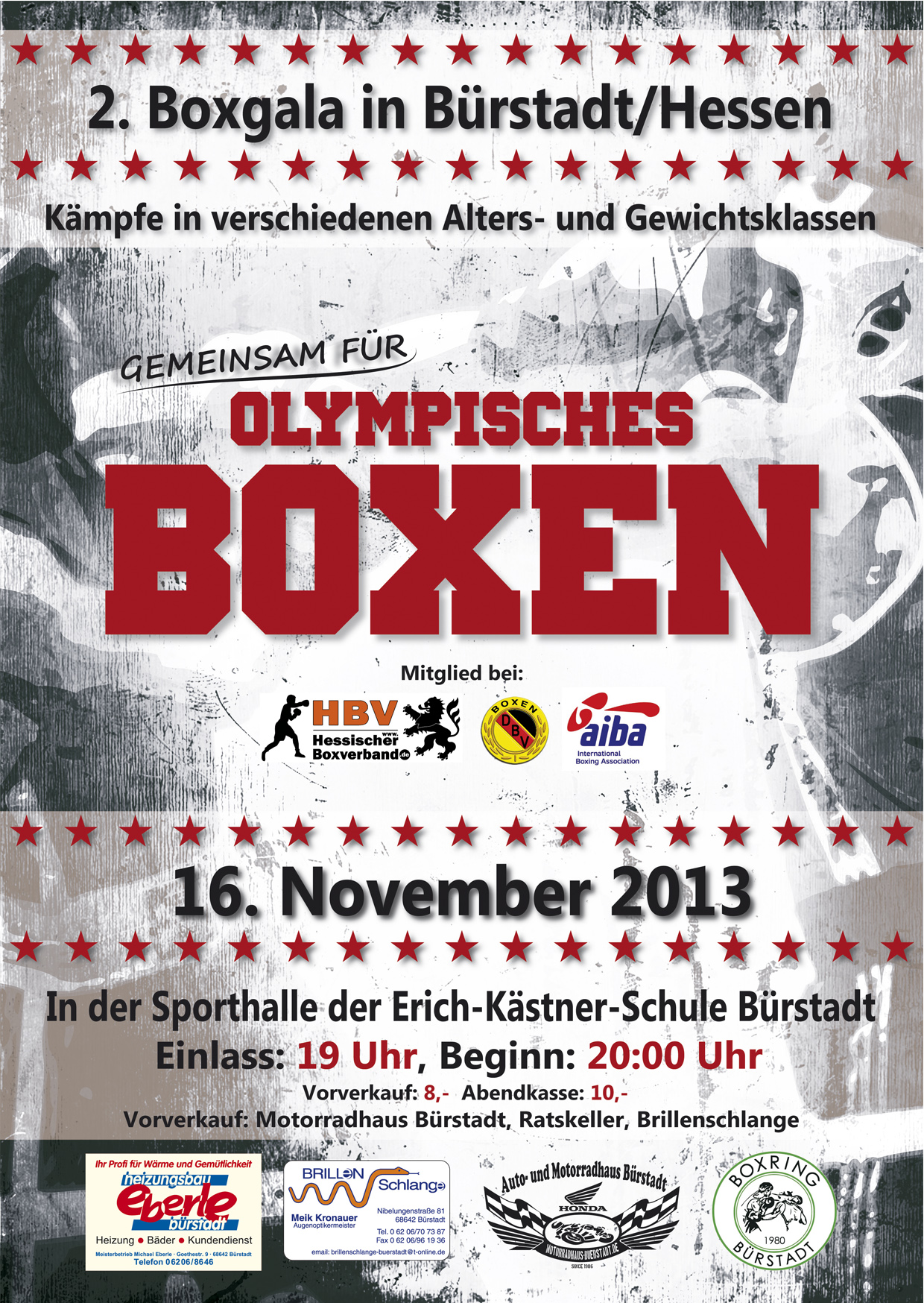 2. Boxgala in Bürstadt am 16.11.2013