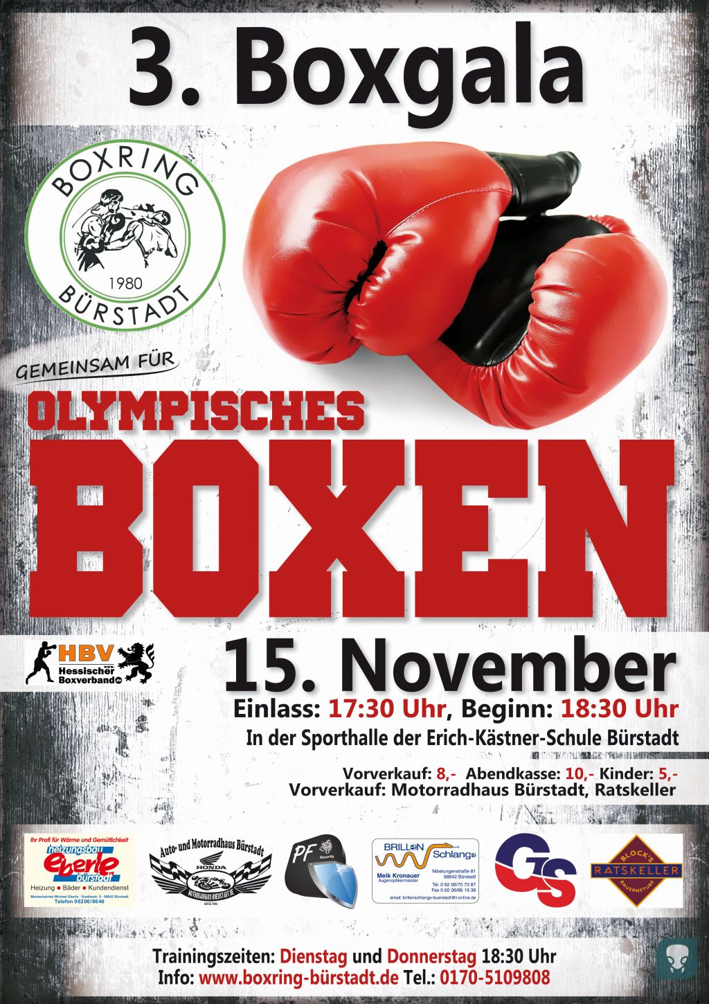 3. Boxgala in Bürstadt am 15.11.2014